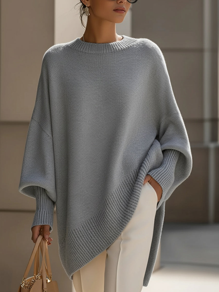 WANWEN | SOPHISTICATED WOOL BLEND SWEATER