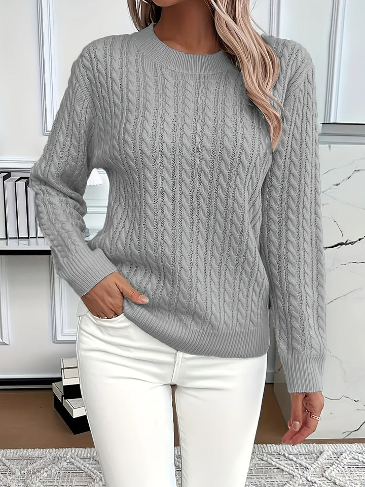 BERNILA | WINTER CABLE KNIT JUMPER