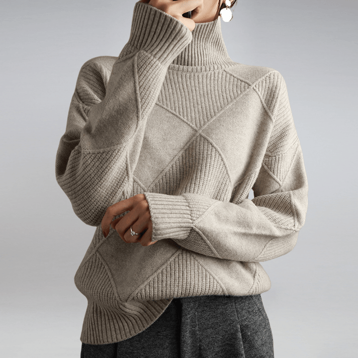 AMELINE | SOFT TURTLENECK SWEATER