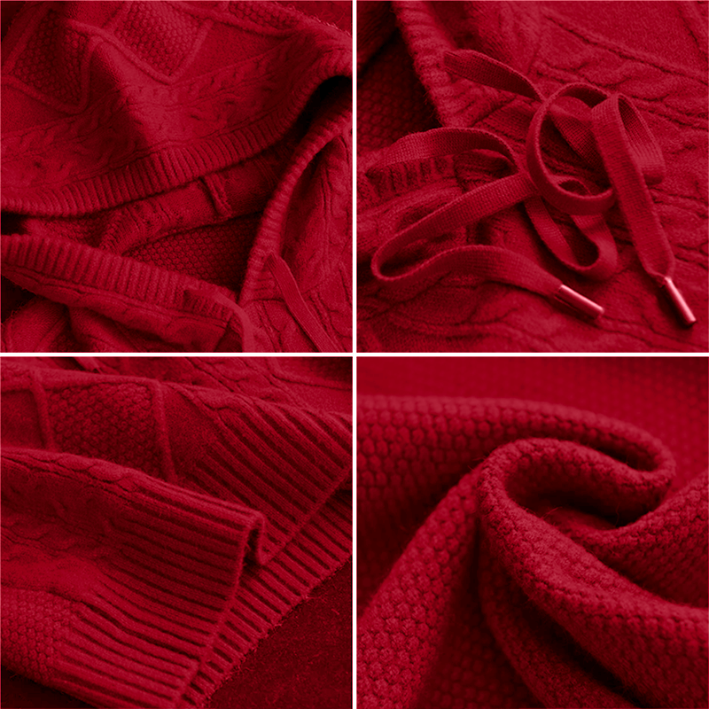 WARRINA | JACQUARD HOODED JUMPER